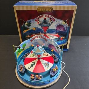 Lemax Carole Towne The Zinger Animated Carnival Ride Accessory